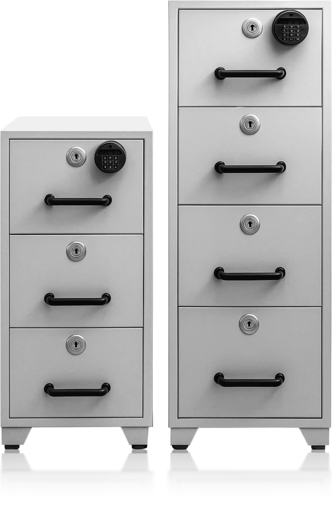 Fire Proof Filing Cabnet Reflection