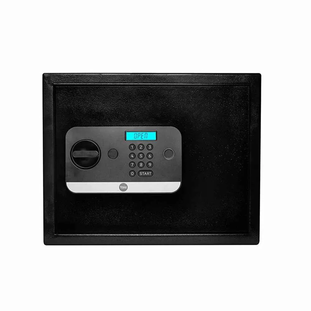 Yale Digital Safe Black Crinkle Fingerprint 5